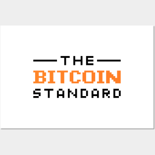 The Bitcoin Standard Pixel Art Posters and Art